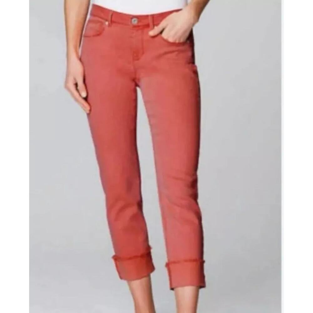 J.Jill Denim Authentic Fit Cropped Jeans